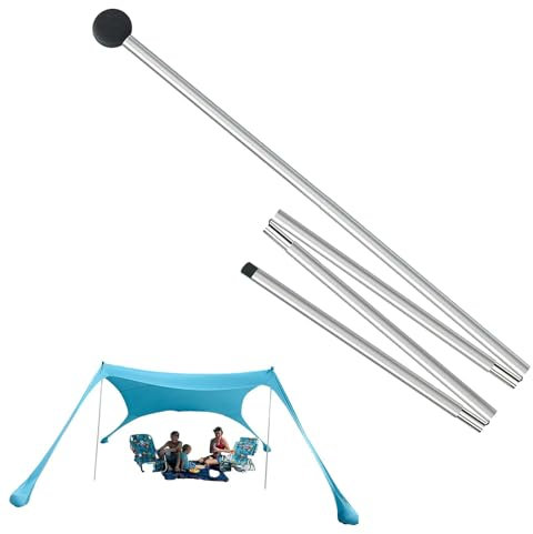 Robuste Zeltplanenstangen, Zeltplanen, Zeltstangen, Zeltstangen, Ersatz-Stangen, Aluminiumlegierung, stabile Markisenstangen für Rucksackreisen