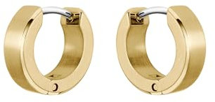 BOSS Jewelry Creolen für Herren Kollektion ODELL aus Edelstahl mit Gelbgold Beschichtung - 1580655