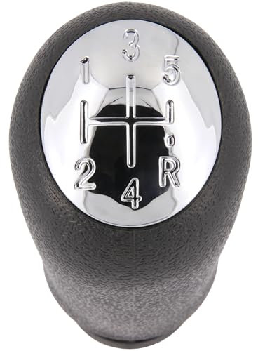 Recambo | Pomo para Dacia Sandero I+II | Año 2008-2022 | palanaca de cambios de 5 marchas | 5 velocdades