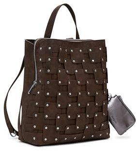 Desigual zaino per il tempo libero New Patch 1 Sumy Backpack Chocolate marrone scuro
