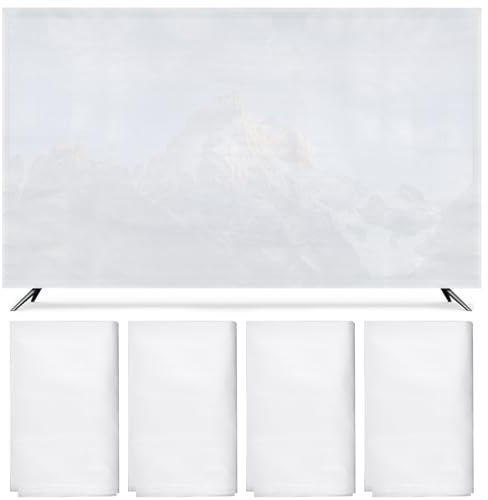 4 Pcs Foam Flat Screen TV Cover for Moving Fits Up to 55'' x 32'' TV Display Screen Protector for Protection During House Moving, Storing, Painting or Home Renovation Packing Cushioning Supplies