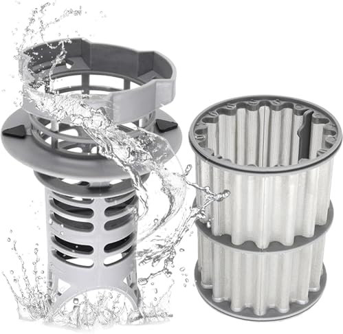 GisWell Mikrofilter Fein Sieb, Feines Sieb Filter Sieb Mikrofilter Premium Kompatibel mit Bosch Siemens Neff Constructa Küppersbusch Geschirrspüler Ersatzteile 645038 AP4339631