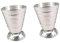 TOPPERFUN 2 Pezzi tazza di miscelazione barra di jigging misurino tazza di misurazione jigger bar da un'oncia Argento