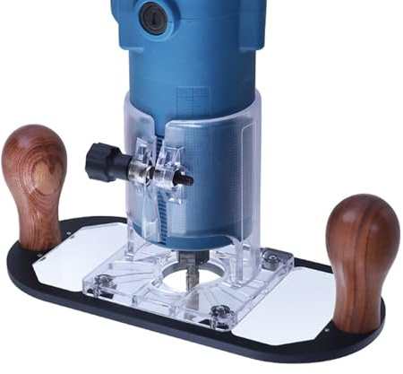 Trimmer Router Base - Protective Transparent Router Base Plate,Circular Saw Accessories for Business Users Stamping Home Users