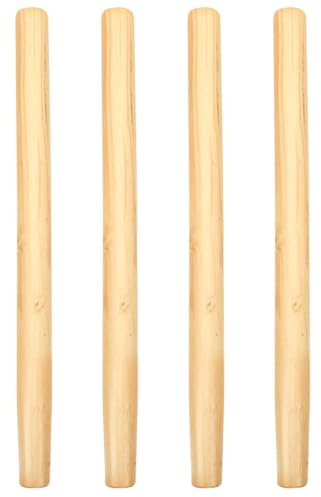 4pcs Wooden Tool Handles Replacement for Shovels Hoes Axes and Sickles 50cm Long Hardwood Handles Garden Replacements