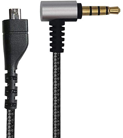 Ehwisbe Audiokabel Flexibles Stereo-Gaming-Headset-Kabel für Arctis 3/5/7 Pro Gaming-Headset
