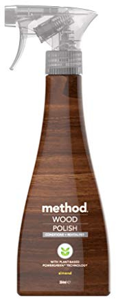 Method Wood Polish Spray Almond 354ml (Pack of 3)