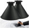 Magical Ice Scrapers for Car Windshield - 2 Pack Cone Magic Car Ice Scraper with Funnel, Round Snow Scraper