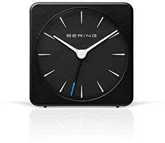 BERING Damen und Herren Alarmclock Quarz Movement - Home Decor Collection mit Kunststoff Glas 90066-22S