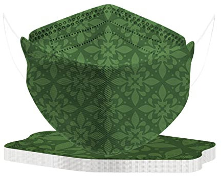 AMDOLE 10 Stück Erwachsene Mundschutz mit Motiv 4-Lagige Maske_Schutz Fischform Einweg Mund und Nasenschutz Faltbar MNS Halstuch Masken-Tücher Atmungsaktiv Bandana Geruchlos Bedeckung Schals