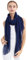 KAVINGKALY Baumwoll Schals für Damen Frauen Plain Crinkle Hijab Weiche Leichte Schal & tücher für Damen(Navy Blue)