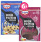 Dr. Oetker Kuchenmischung High Protein Küchlein Schoko & Schokino, 12 er Pack, Protein Snack, Tassenkuchen für die Mikrowelle, einfach zubereitet
