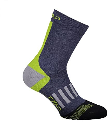 CMP - Calzino da trekking Mid Microlon, B.Blue-Acido, 43/45