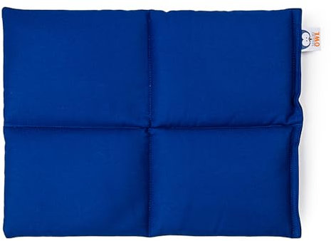 Sensory Owl Gewichtskissen Gewichtetes Schoßkissen Beschwertes Kissen Kinder Erwachsene Sensorisch Stressabbau Autismus ADHD Hilfsmittel Baumwolle Glasgranulat 30 x 40 cm 2 kg Blau