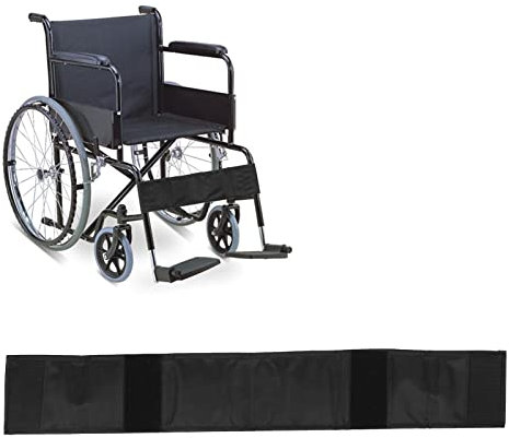 Rollstuhl Beingurt, langlebiger Oxford Stoffbein Beinhaltegurt, Rollstuhl Wadengurt zur Unterstützung Outdoor für Behinderungen Senioren ältere Menschen, Rollstuhlzubehör für Rollstuhlfahrer 47 cm