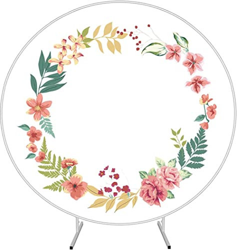 YOEBI Bogengitter Aus Metall, Bogen Für Kletterrose, Gartenbogen, Runder Rosenbogen Schwarzer Hochzeitsbogen, Für Hochzeit Dekoration Einfache Montage,Weiß,1m
