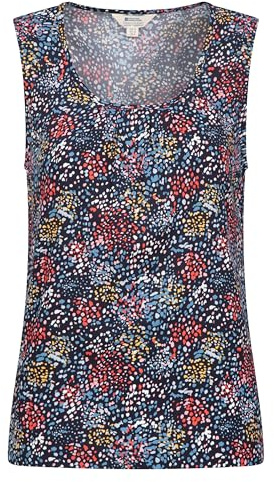 Mountain Warehouse Orchid Printed Womens Vest - Lightweight Ladies Tank Top, Breathable Cami, Easy Care Tee Shirt - for Spring Summer, Holidays, Travelling, Picnics Mixed 20