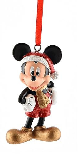 Disney Mickey Mouse Colgante Árbol de Navidad Decoración de resina