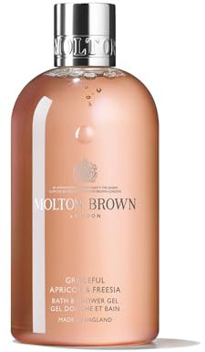 Molton Brown Graceful Apricot & Freesia Bath & Shower Gel 300 ml, Mothers Day Gifts