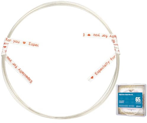 YEJJET Silber-Lötdraht, 1,5 m, einfaches Silberlöt, 20 Gauge für Schmuck