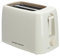 Hamilton Beach Essential 2-Slice Toaster, Plastic, 6 Browning Levels, Removable Crumb Tray, Wide Slots, Compact, Integrated Cord Storage, 650W - HB1116C, Cream
