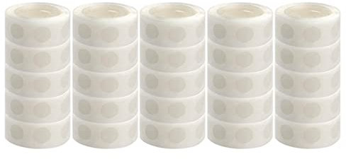 Duontyye 25 Rolls Glue Point Clear Balloon Glue Removable Adhesive Dots Double Sided Dots Glue Tape for Balloons Wedding Decors