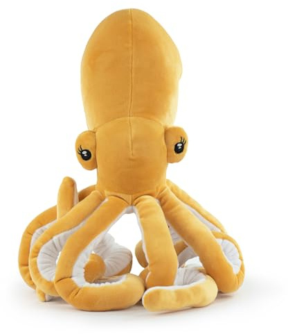 BARRADO - Oktopus Kawaii Kuscheltier - 45cm - 16002527 (Orange)