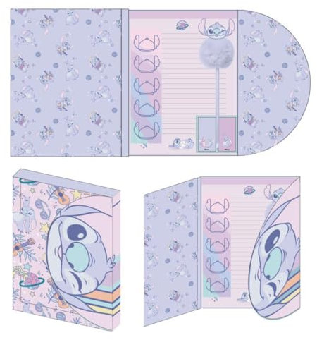 Cerdá Life's Little Moments Stitch Schreibwaren-Set, 15,0 x 21,0 x 3,5 cm, Mehrfarbig (2700001199)