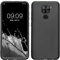 kwmobile Case kompatibel mit Xiaomi Redmi Note 9 Hülle - Schutzhülle aus Silikon metallisch schimmernd - Handyhülle Metallic Grau