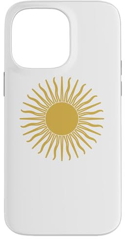 Hülle für iPhone 14 Pro Max Sol de Mayo Golden Sun Weiß