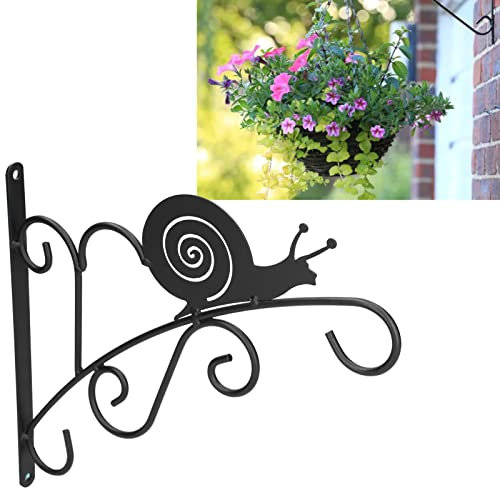 lvifloae Jardinière à Suspendre Jardinière Murale européenne en Fer forgé Jardinière de Balcon de Salon Crochets de Plante Suspendus extérieurs Mangeoire à Oiseaux Crochets muraux