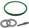 NIYATA Joint de Couvercle pour Thermomix TM31, Joint TM31 pour Thermomix,2 Joints Couteaux pour Thermomix Vorwerk TM3l et 1 Brosse de Nettoyage,Joint Couvercle TM31 en Silicone pour Thermomix