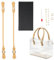 Klar PVC DIY Tote Tasche Handtasche Making Kit, Handgefertigte Geschenktüten Handwerk Zubehör, Bastelzubehör, Werkzeug-Set, Werkzeug Set Nähen Handtasche Zubehör, Urlaubstaschen-Herstellungsset