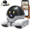 Blinky Bot Camera, Blinky Bot Pro, 360° View Robot Camera On Wheels, 1080p Dual Lens, Indoor Movable Security Robot, 2-Way Talk, Night Vision, App Control For Pet, Elderly (1PC)