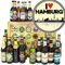 I love Hamburg / 24 x Bier Welt und DE/Hamburg Geburtstagsüberraschung/Bier Adventskalender 2024 2025 Männer