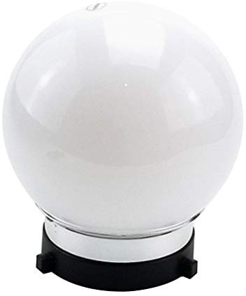 B Baosity Diffusorkugel mit Universalanschluss 15cm für Bowens-Montageadapter - Weiß