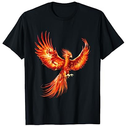 Rising Phoenix Fire Fenix Inspirational Fantasy Gift T-Shirt