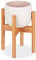 Relaxdays Soporte Macetas, Pie para Plantas, Hasta 32 cm, Patas Macetero, Ajustable, Bambú, 1 Ud., 35,5 cm, Marrón Claro