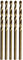 STROTON Brocas de M42 8% Cobalto para Acero Inoxidable y Metal (2,5mm x 5piezas)