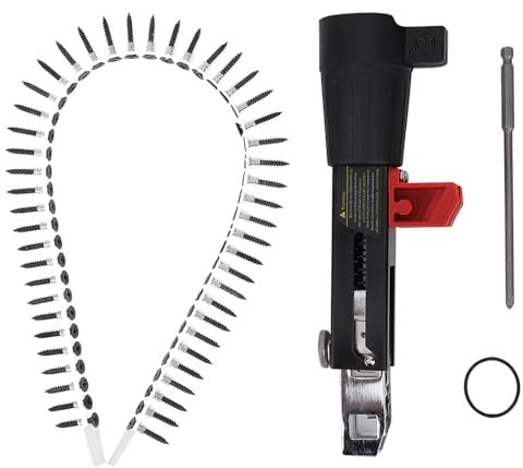 Screw Gun Automatic Chain Nail Gun Adapter Electric Drill Screw Tightening Equipment Woodworking Tools Nail Gun Electric Drill Pneumatic Tools