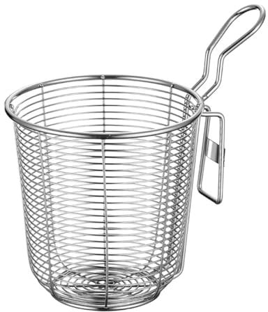DOITOOL Scolapasta in Acciaio Inox Con Manico, Cestello Per Pasta, Colino a Maglia Fine Per Pentola Calda, Utensile Da Cucina Resistentes Al Calore