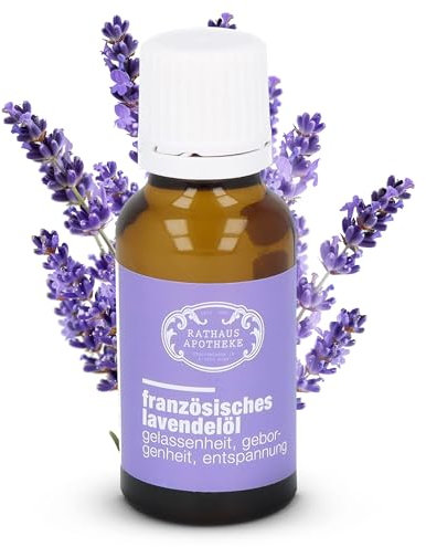 RATHAUS APOTHEKE WIEN® Französisches Lavendelöl 20ml [FÜR IHRE PERSÖNLICHE AUSZEIT] - Ätherisches Öl höchster Reinheit für Aromatherapie - körperliches, seelisches & spirituelles Wohlbefinden
