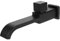 G1/ 2 Waschbecken, G1/2 Wand Waschbecken Waschbecken Wasserhahn Kaltwasser Wand Gewerbe bleifrei Waschbecken Wasserhahn Badezimmer Zubehör Schwarz Matt Küche Ziehend Hochbogen Filter Wasser Wasse