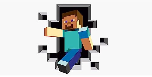 HUBDECO Schutzunterlage für den Schreibtisch - Schützt Schreibtisch vor Kratzern und Schäden - Langlebig, Hitzebeständig - Pflegeleicht, Wasserfest - Mauspad - 90x45cm - Minecraft
