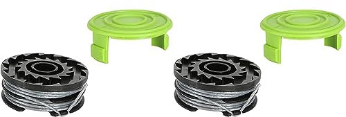 Greenworks Bobina a Doppio Filo con Protezione per Tagliabordi, Diametro del Filo di 2mm, 6m di Filo a Bobina per Greenworks 40V Tagliabordi G40LT G40LTK2 G40LTK2x (Confezione da 2)