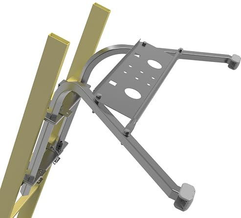 Fioracl Ladder Stabilizer | 19-Inch Stand-Off Extension Ladder Stabilizer | Non-Marring Heavy-Duty Plastic Tips | Protect Gutters, Siding, Roof, and Paint Finishes, RXZER23