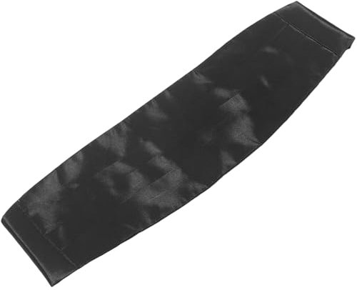 PACKOVE Kummerbund Für Herren Schwarzer Smoking Kummerbund Verstellbarer Stoff Kurze Taille Korsett Anzug Taillenband Gürtel Für Besondere Anlässe