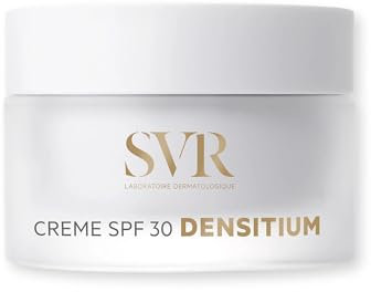 SVR - Densitium Crème SPF30 - Soin anti-âge global redensifiant et protecteur - Peaux matures normales à sèches - Acide hyaluronique, Bio-calcium, Peptides, Probiotiques - 50 ml
