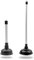 Pack of 2Toilet Plunger, Sink Plunger, Bathroom Drain Cleaner, Toilet Plunger White Plastic Handle with Black Cup, Small Plunger Cleaner Pump for Home, Bath, Toilets, Bathtub, Shower, and Drains.
