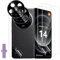 GEEMEE para Xiaomi 14 Ultra Protector de Pantalla+Protector de Pantalla Trasera+Protector de Lente de cámara de Vidrio Templado, Flexible TPU HD Antihuella Alta Antiarañazos Film